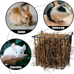 CAIQINLI hay feeder hook design installation simplifies setup for most cages