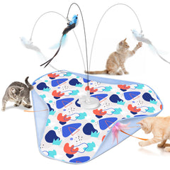 CaitPal interactive cat toy in hide-and-seek mode stimulates indoor cats' chasing instincts.