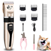 Cakapet cordless dog clippers show easy, cable-free grooming flexibility.