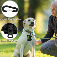 CAKOVANO 2-in-1 dispenser allows smooth bag retrieval during walks.