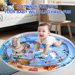 Calantre cat water mat easy use and compact storage after play