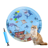 Calantre cat water mat thickened surface demonstrates durable scratch-resistant play