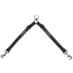 Caldwell's Leash Coupler closeup highlights durable hardware for tangle-free walks.