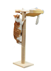 Caloreduce cat window perch with suction cups provides a secure lounging spot.