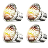 CALPALMY 4-Pack 50W UV bulbs packshot showing basking lighting for reptiles.