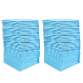 CALPALMY ultra-absorbent pads show 18x13 inches for rabbit litter boxes.
