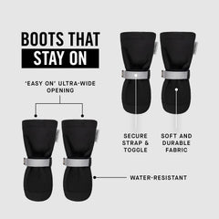 Canada Pooch dog winter boots rubber sole anti-slip grip on wet surfaces