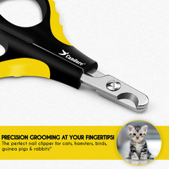 Candure Cat Nail Clipper angled edge close-up emphasizes precise, splinter-free cuts.