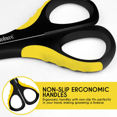 Candure Cat Nail Clipper rounded tips yellow handles for safe, stress-free grooming.