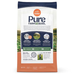 Canidae Pure grain-free-formula showing a simple ingredient list without common allergens.