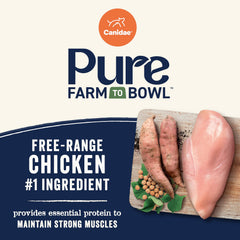 CANIDAE Pure sweet potato and garbanzo beans close-up for energy and fiber
