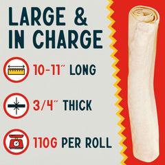 Canine Chews durable beefhide rawhide bones showcasing quality and longevity