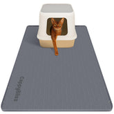 CappyBliss large cat mat with litter-trap traps litter, keeping floors clean.