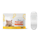 Capsuline PetCaps size 3 empty capsules for cats mask medicine taste during dosing.