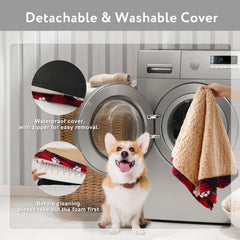CAPT.SNOOZE sherpa-soft-top for plush, cozy naps on the bed
