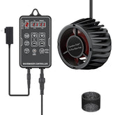 Carefree Fish DC24V Wave Maker LED display panel for precise flow control in freshwater and saltwater tanks.