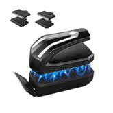 Carefree Fish magnetic cleaner outer brush enables precise glass cleaning with hands-free convenience.