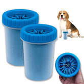 CAREFUNY paw cleaner blue outer shell for easy park cleanup