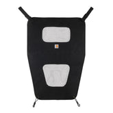 Carhartt Universal Nylon Duck Pet Barrier on front seat for safe driving.