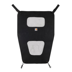 Carhartt Universal Nylon Duck Pet Barrier on front seat for safe driving.