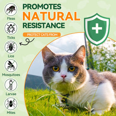 Carmelie cat skin health support with natural coconut oil and flaxseed