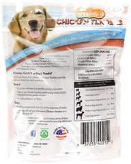 Carolina Prime Pet chicken tenders dog treat for training rewards.