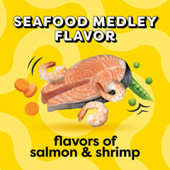 Cartrep Seafood Medley creamy-pocket interior close-up reveals crunchy exterior and soft center