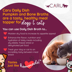 Caru Daily Dish coats dry kibble to improve palatability and moisture