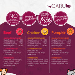 Caru Daily Dish 3-pack packaging ready for households with multiple pets