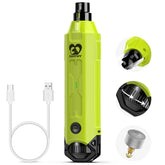 Casfuy 6-speed dog nail grinder front view, powerful and precise for at-home pet care.