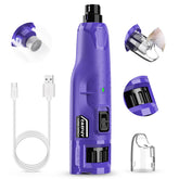 Casfuy dog nail grinder quiet front view shows low-noise operation for stress-free grooming.