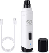 Casfuy dog nail grinder upgraded front view shows compact cordless design for easy grooming.