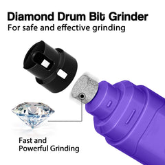 Casfuy dog nail grinder upgraded purple charging indicator shows cordless usability.