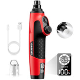 Casfuy Smart 6-Speed dog nail grinder front view shows powerful motor for quicker, calmer nail care.