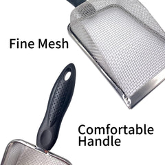 Casidoxi Falltail stainless-steel scoop emphasizes rust resistance and durable ergonomic handle.