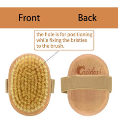 Casidoxi Non-slip elastic-band handle keeps grooming comfortable and steady.