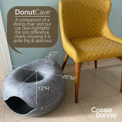 CassieDonnie Donut Cave top storage shows extra space for toys and accessories.