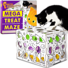 Cat Amazing MEGA front view shows the interactive puzzle for curious indoor cats.