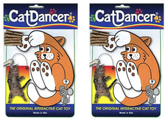 Cat Dancer toy bobbing paper strips for engaging cat play