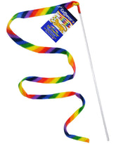 Cat Dancer Rainbow Cat Charmer wand in action for active indoor play.