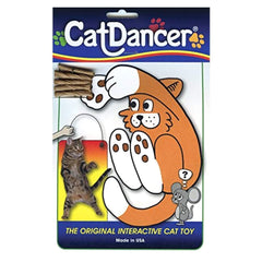 Cat Dancer wire stretches 35 inches for extended interactive chasing sessions