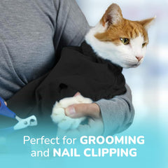 Cat-in-the-Bag Cozy Comfort Carrier padded shoulder strap for hands-free travel.
