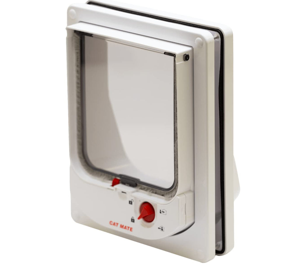 Cat Mate 4-Way Locking Flap front view showing exclusive access for trusted pets.