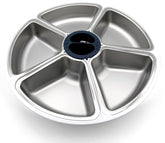 Cat Mate stainless steel bowl insert for a 5-meal feeder ensures durable, hygienic meals.