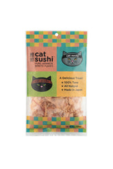Cat Sushi bonito flakes classic cut 0.7oz closeup shows pure tuna texture for meal toppers