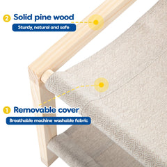 Elevated CatAve Cat Hammock shown in a cozy corner for dry, warm lounging.