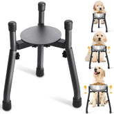 CatAve elevated dog bowl stand full view for medium and large dogs, easy setup