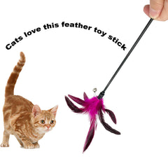 CATENESS Cat Wand Toy extended length supports longer chase sessions