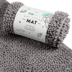 CatGuru Litter Mat XXL folded for quick shake-out after use