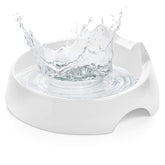 CatGuru whisker-relief water bowl Marshmallow keeps whiskers comfortable while drinking